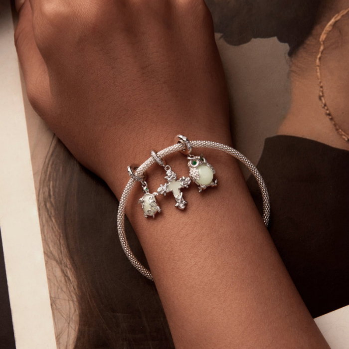 Pandantiv argint  bufnita luminoasa [12]