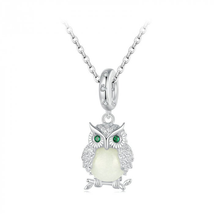 Pandantiv argint  bufnita luminoasa [18]