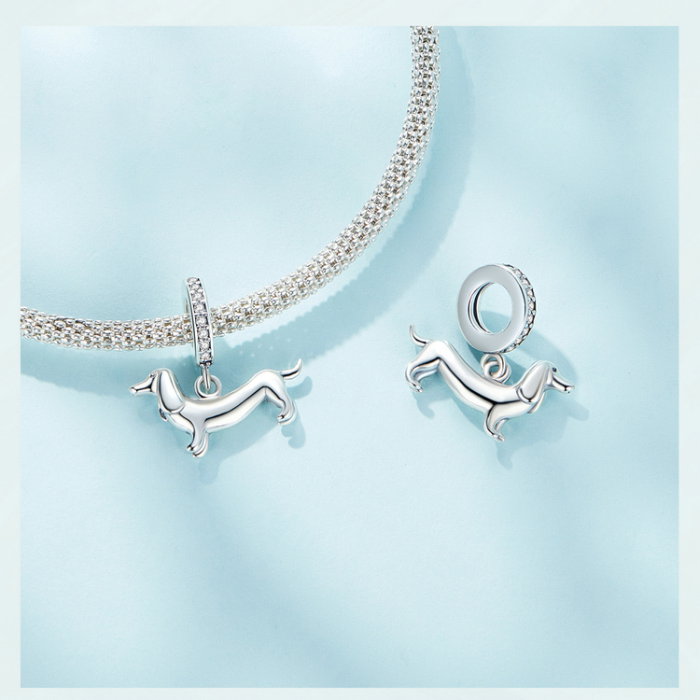 Pandantiv argint catel Teckel [11]