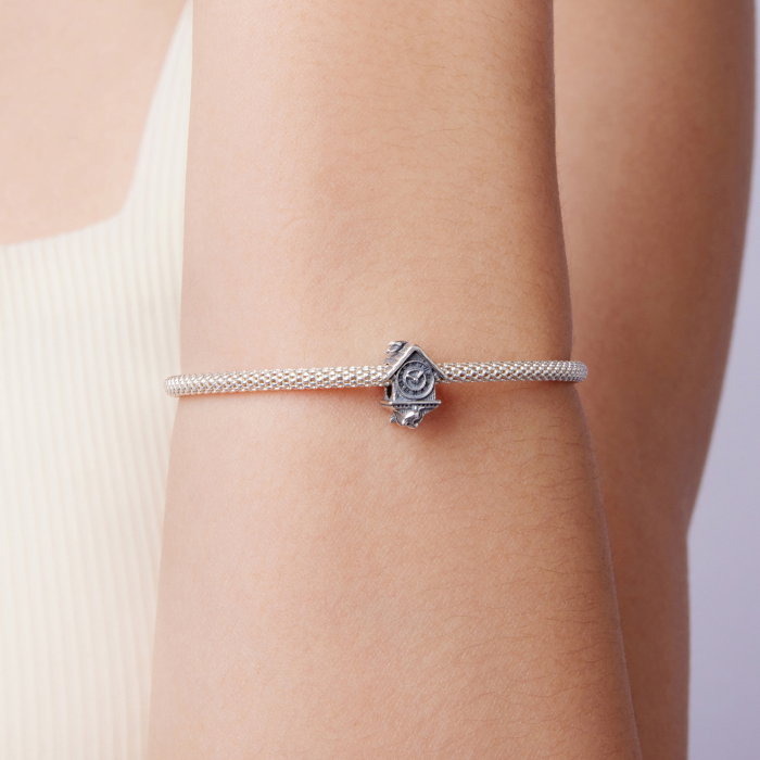 Pandantiv argint ceas cu cuc [2]