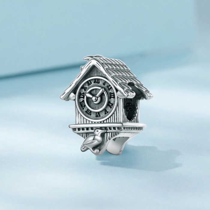 Pandantiv argint ceas cu cuc [4]