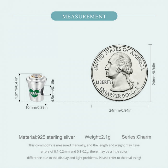 Pandantiv argint Coffee [9]