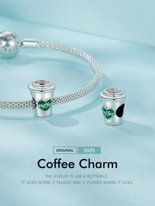 Pandantiv argint Coffee [11]