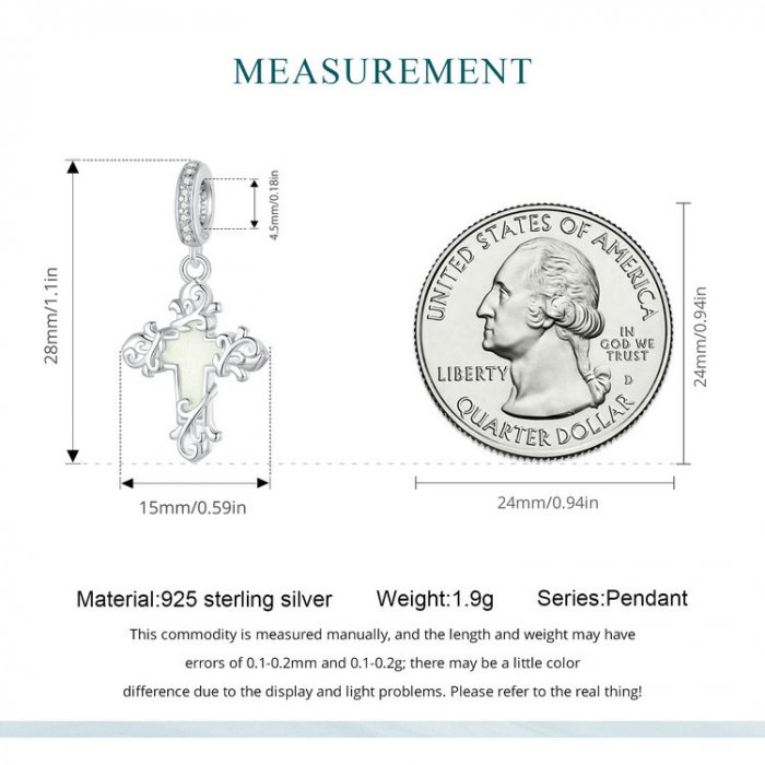 Pandantiv argint  cruce luminoasa [17]