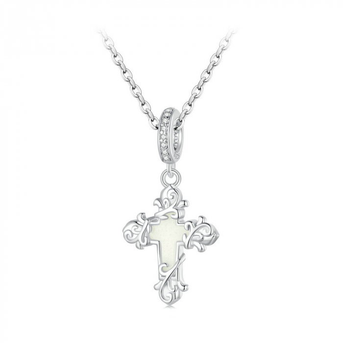 Pandantiv argint  cruce luminoasa [12]