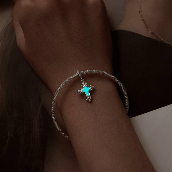 Pandantiv argint  cruce luminoasa [14]