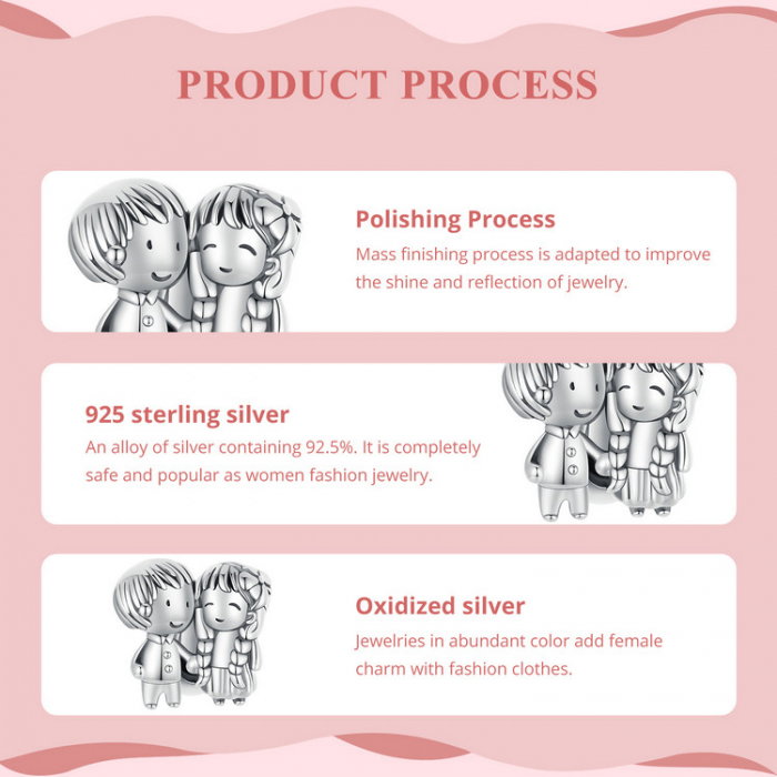 Pandantiv argint cu baietel si fetita [12]