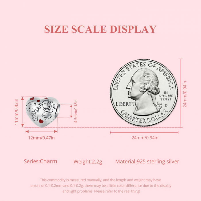 Pandantiv argint cu baietel si fetita [10]