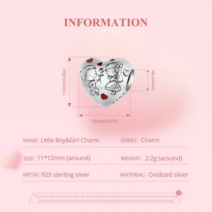 Pandantiv argint cu baietel si fetita [9]