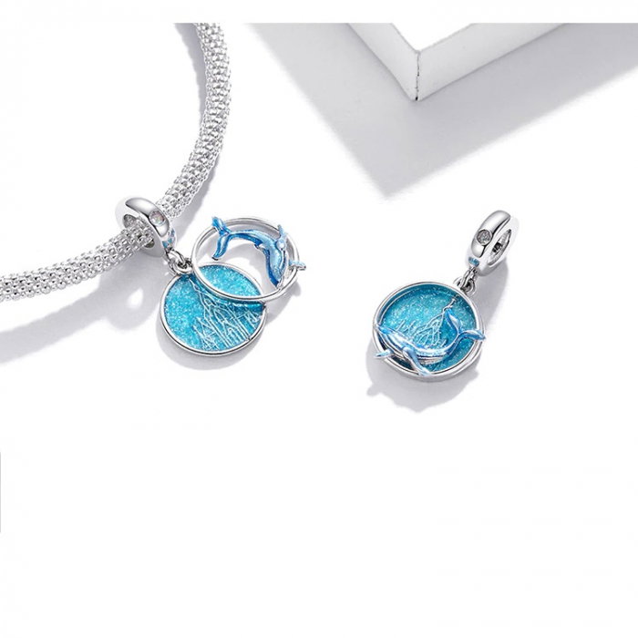 Pandantiv argint cu balena oceanica [2]