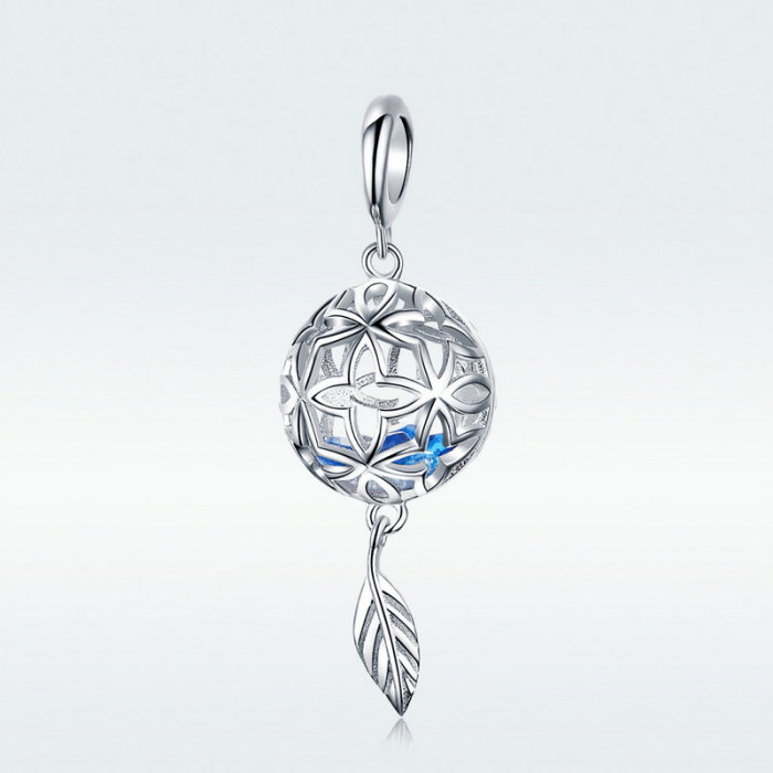 Pandantiv argint cu flori [8]