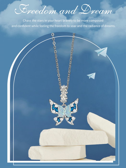 Pandantiv argint cu fluture [17]