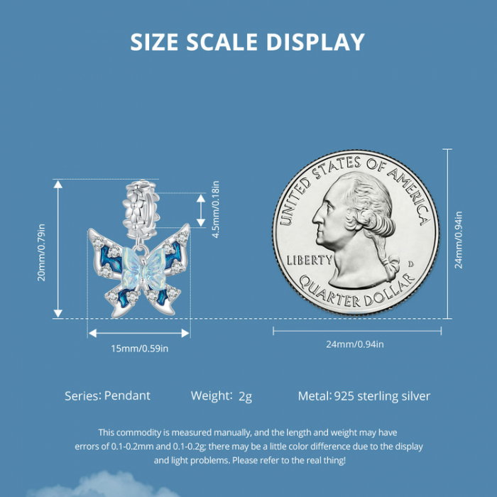 Pandantiv argint cu fluture [14]