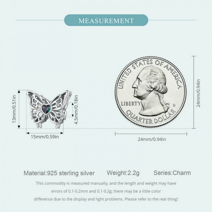 Pandantiv argint cu fluture dansator [9]