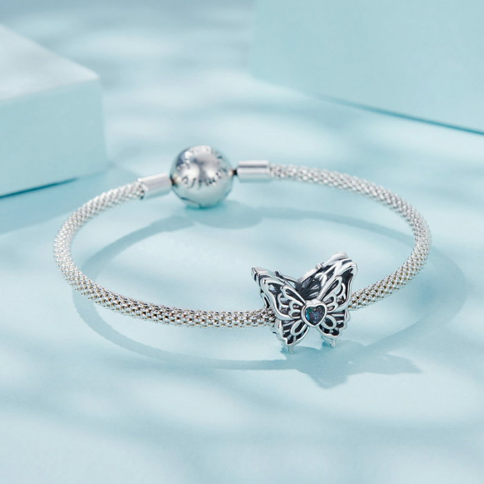 Pandantiv argint cu fluture dansator [7]