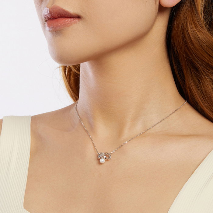 Pandantiv argint cu fundita su perla [12]