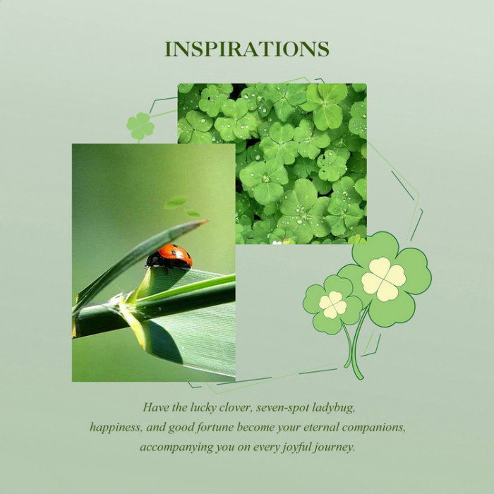 Pandantiv argint cu trifoi cu 4 foi si gargarita [10]