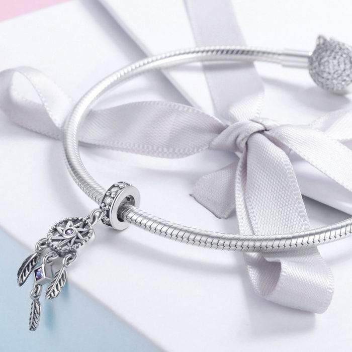 Pandantiv argint dreamcatcher [4]