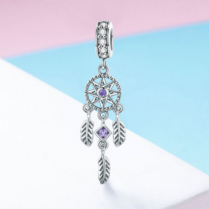 Pandantiv argint dreamcatcher [6]