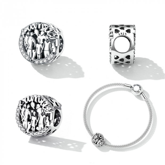 Pandantiv argint familie fericita [7]