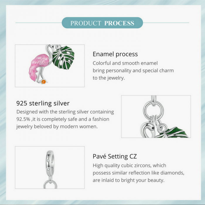 Pandantiv argint Flamingo [14]