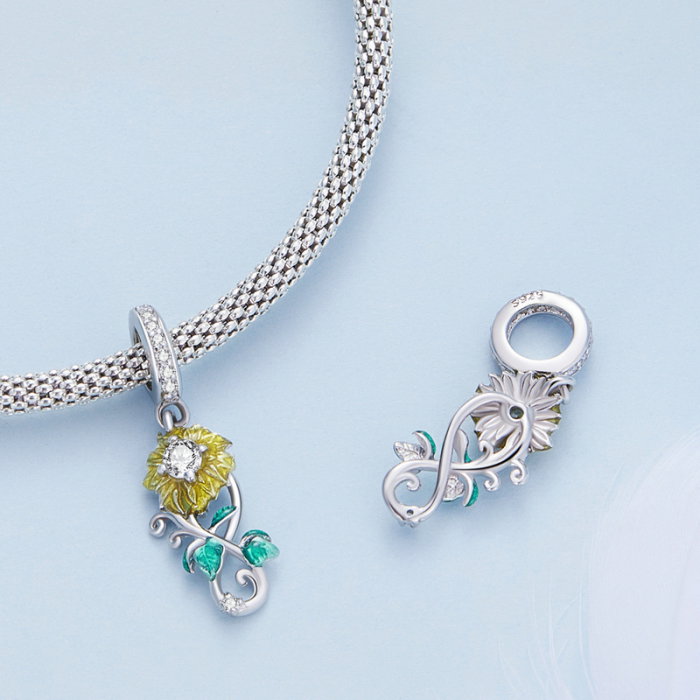 Pandantiv argint floare [4]