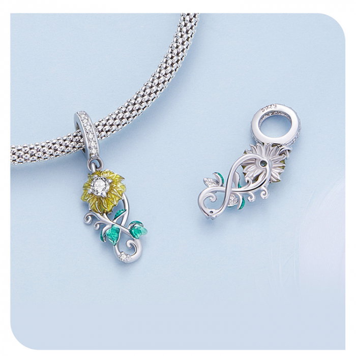 Pandantiv argint floare [6]