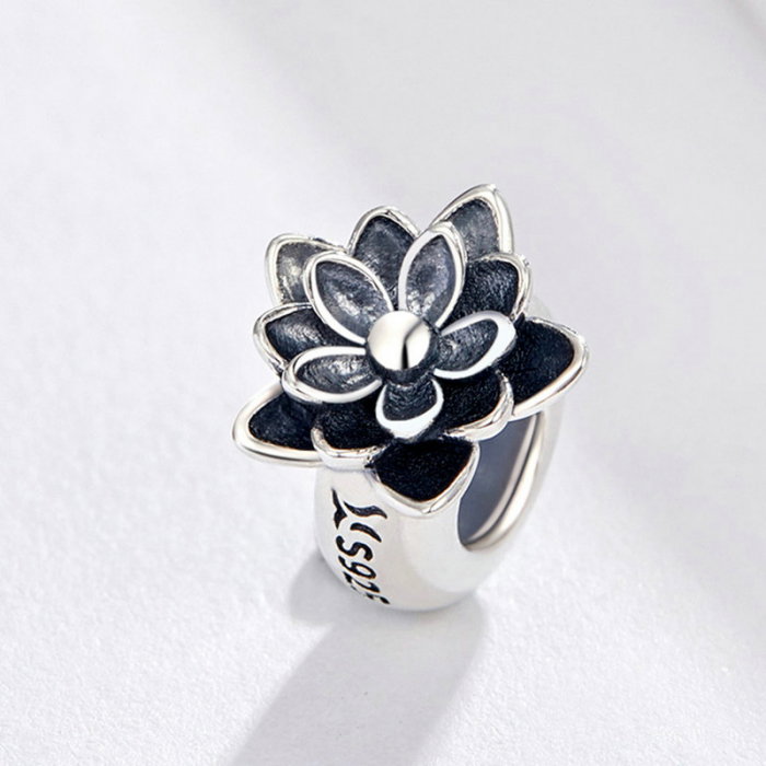 Pandantiv argint floare de lotus [3]