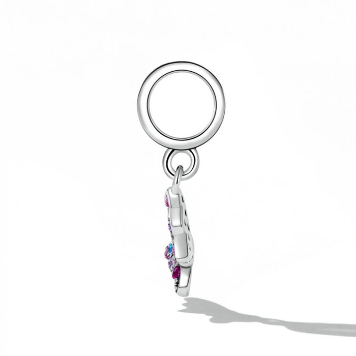 Pandantiv argint fluturas colorat [3]