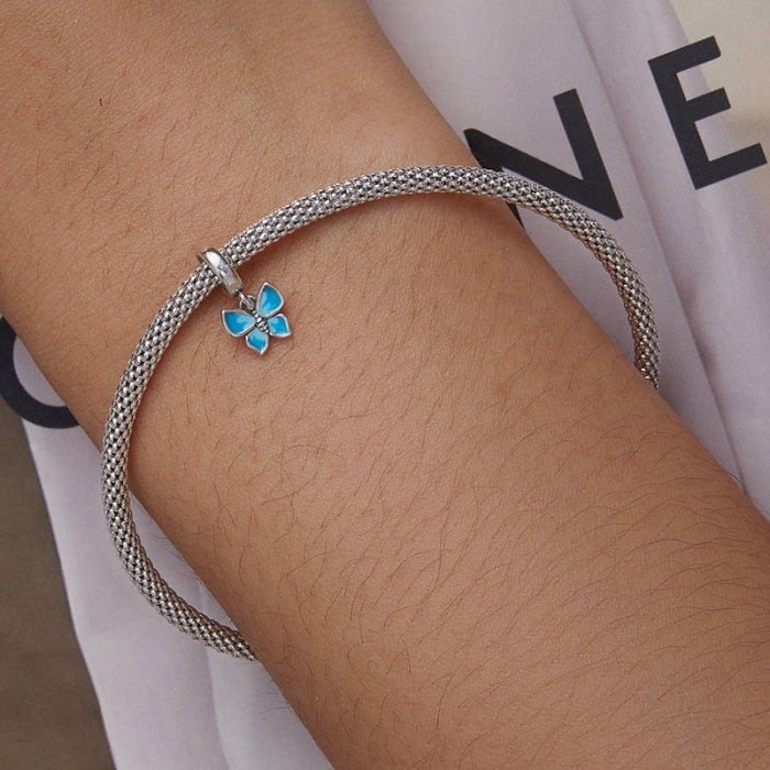 Pandantiv argint fluture albastru [6]