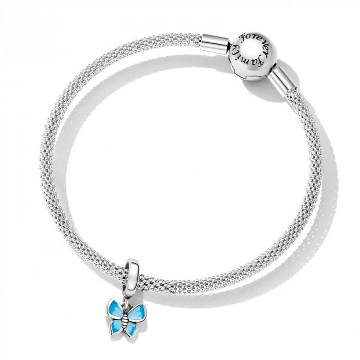 Pandantiv argint fluture albastru [5]