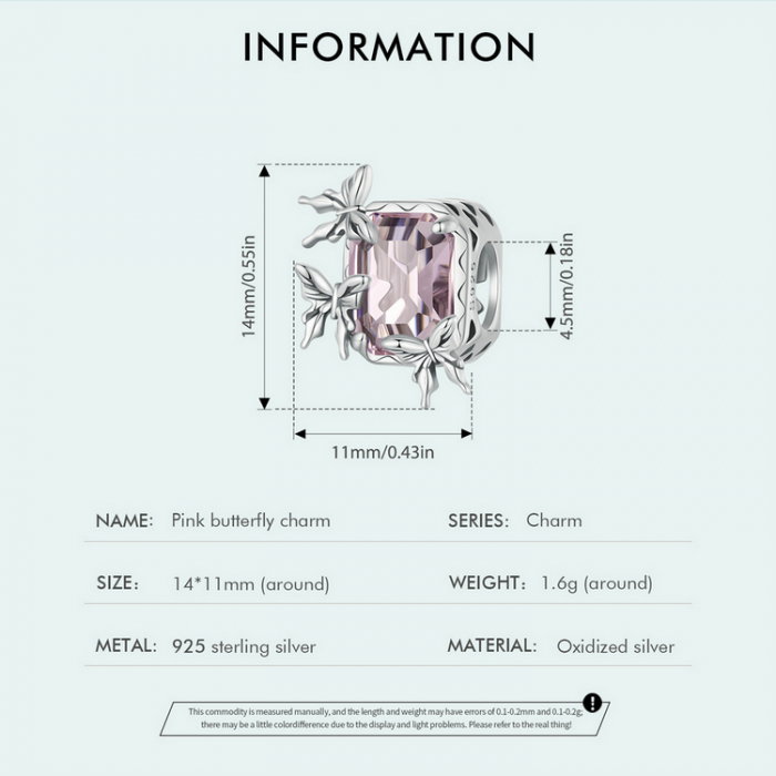 Pandantiv argint cu fluturi [10]