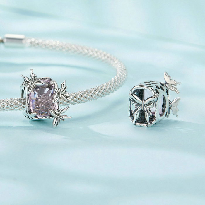 Pandantiv argint cu fluturi [7]