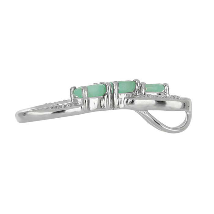 Pandantiv argint Infinity cu Emerald - PVA0010 [2]