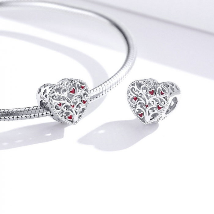 Pandantiv argint inima cu copacul vietii [4]