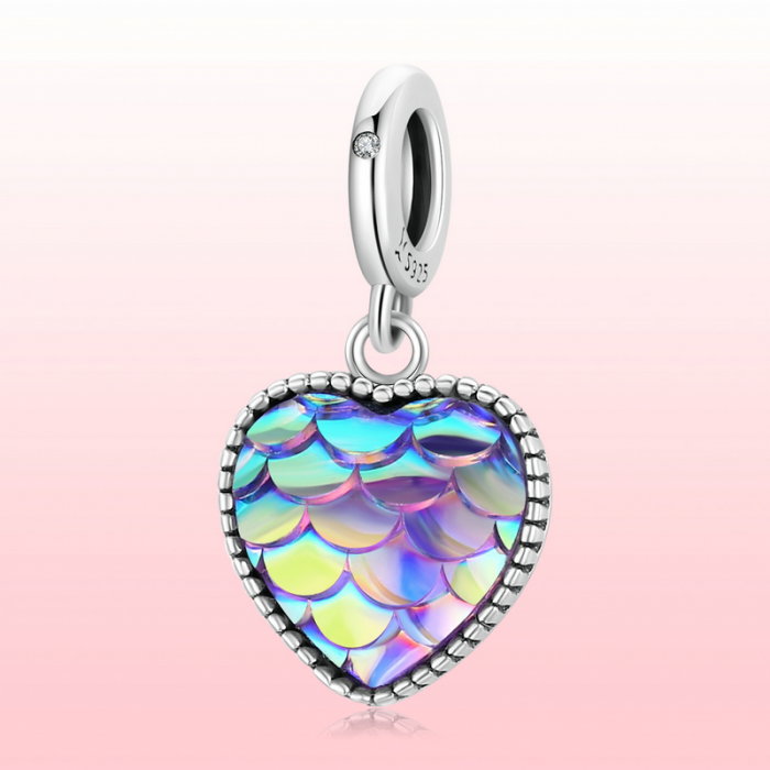 Pandantiv argint inima cu solzi [6]