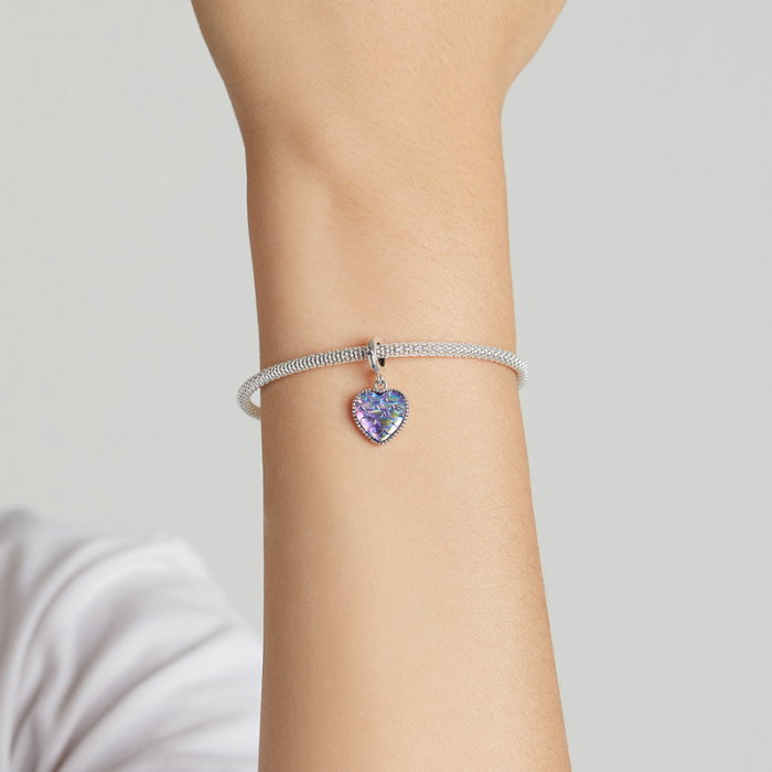 Pandantiv argint inima cu solzi [2]