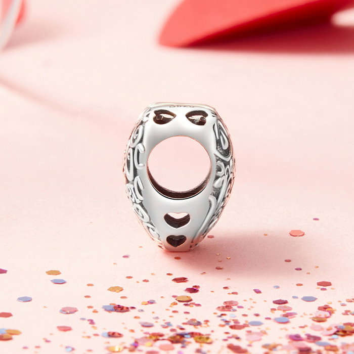 Pandantiv argint inima Love Forever [4]