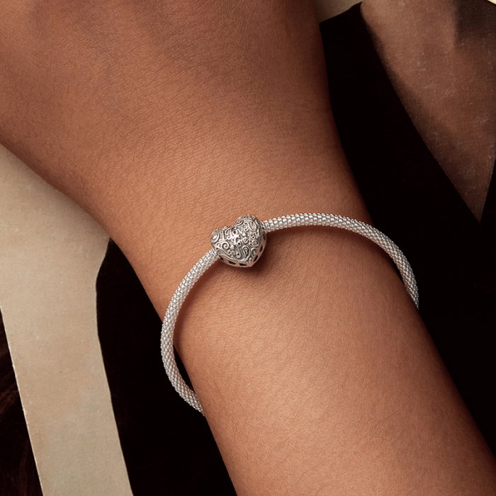 Pandantiv argint inima Love Forever [2]