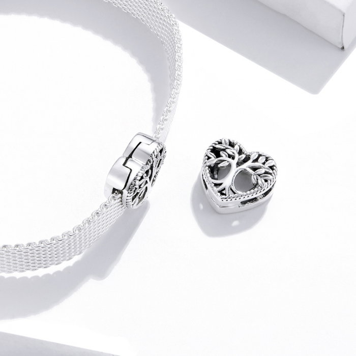 Pandantiv argint inima si copacul vietii [3]