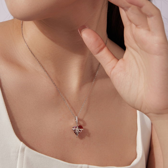 Pandantiv argint inimioara si fundita [10]