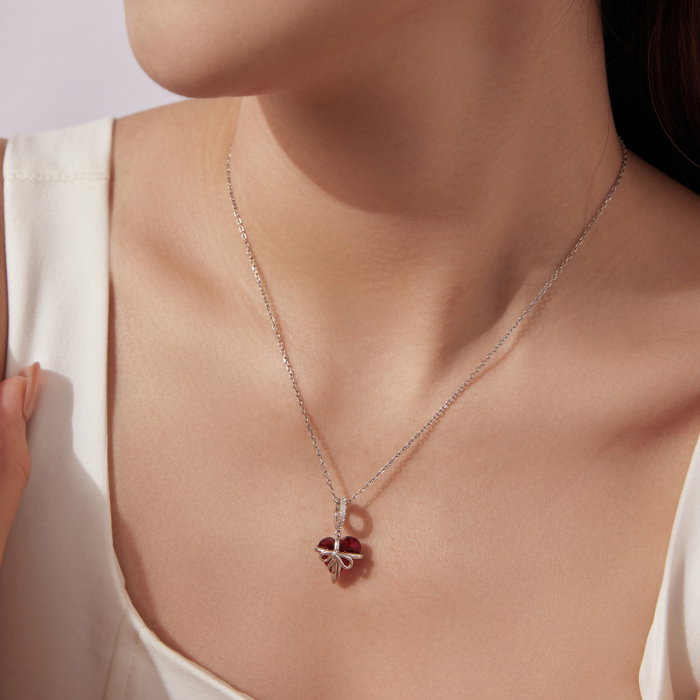 Pandantiv argint inimioara si fundita [6]