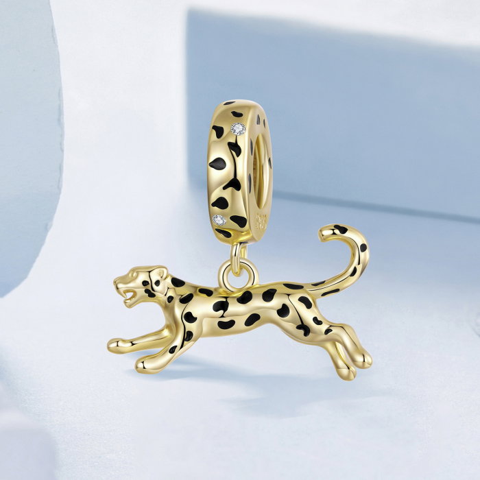 Pandantiv argint leopard cu Zirconia [3]