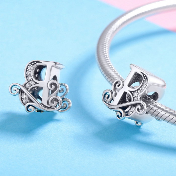 Pandantiv argint litera B [4]