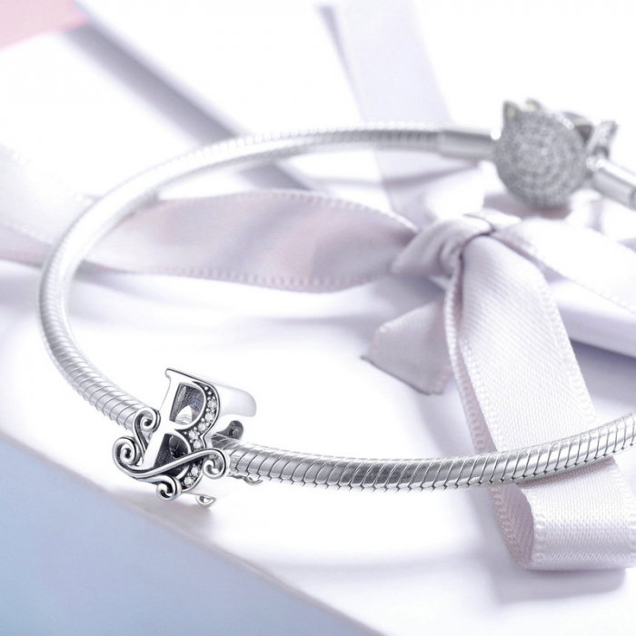 Pandantiv argint litera B [3]