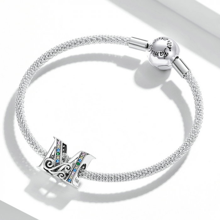 Pandantiv argint litera M [4]