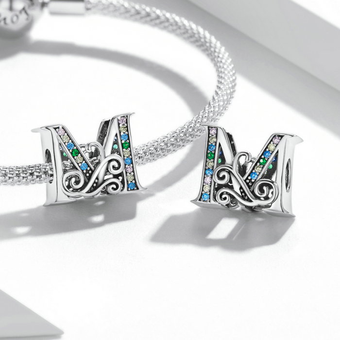 Pandantiv argint litera M [6]