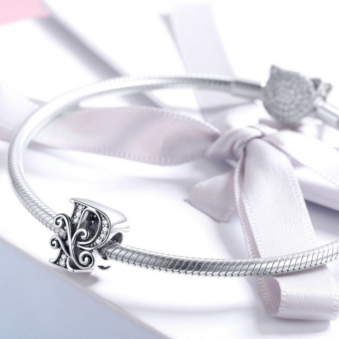 Pandantiv argint litera P [3]