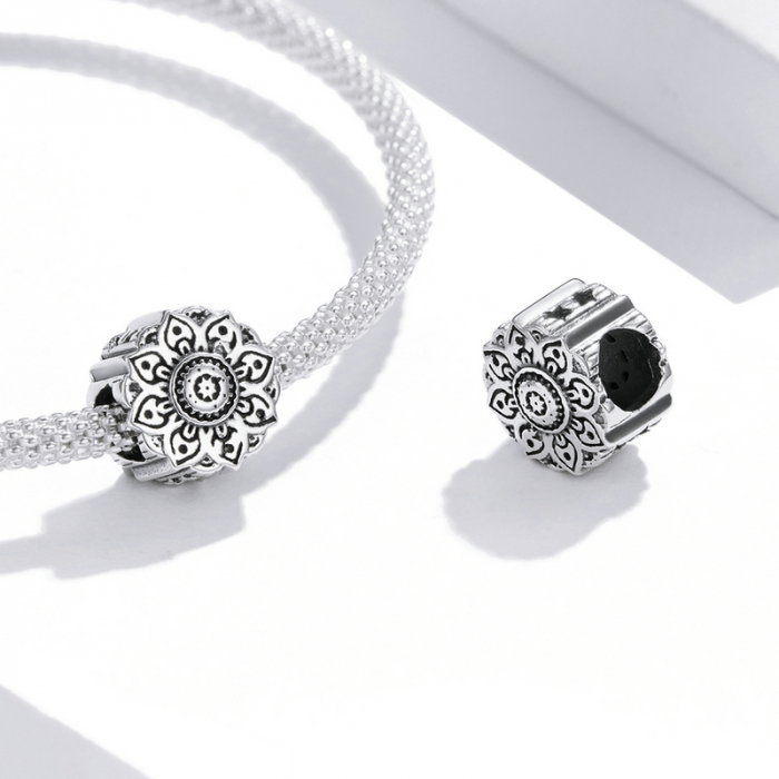 Pandantiv argint lotus vintage [4]