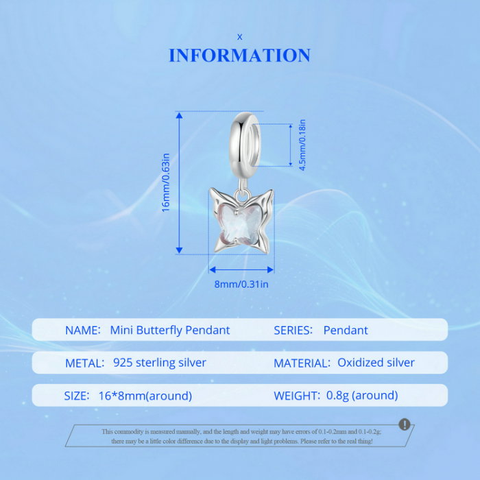 Pandantiv argint fluturas [18]